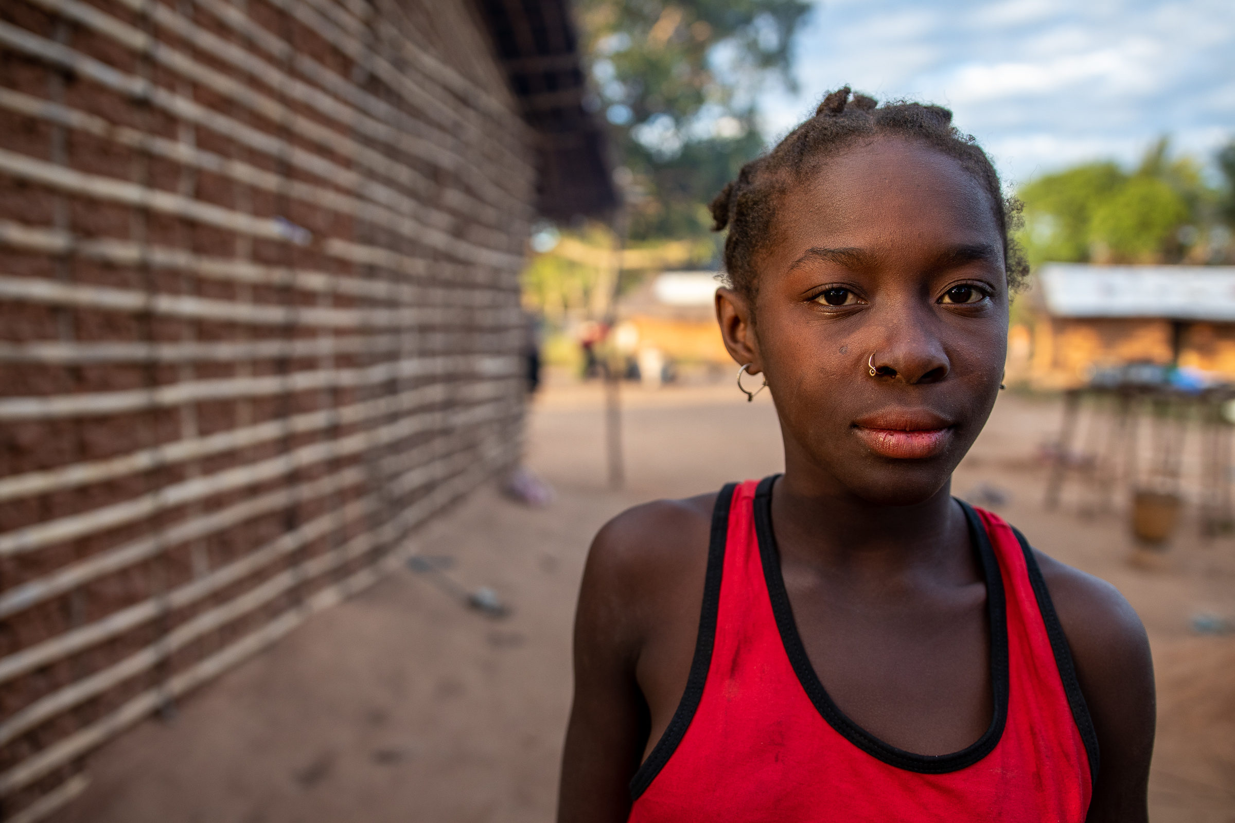 Billede af barn, der bor i Mozambique